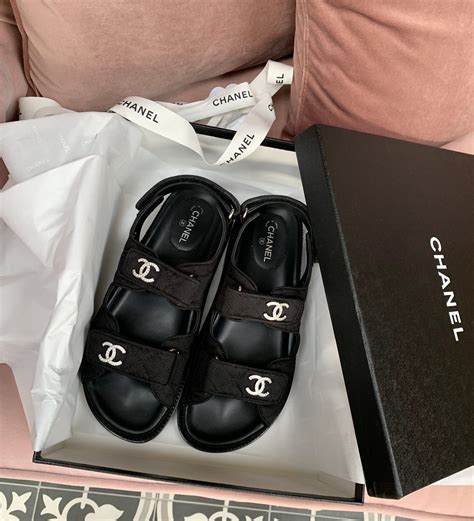 chanel 2 strap sandals|chanel sandals official site.